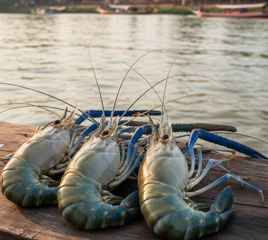 กุ้งก้ามกราม สัตว์น้ำประจำจังหวัดพระนครศรีอยุธยา